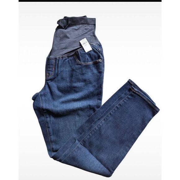 Old Navy maternity full panel skinny jeans size 8 Short - Picture 1 of 7